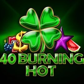40 Burning Hot casino game by Amusnet Interactive – featured logo at Uspin Casino