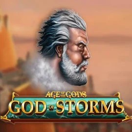Age Of The Gods: God of Storms game by Playtech – logo hosted on Uspin Casino