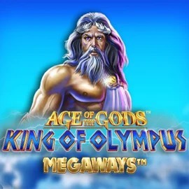 Age Of The Gods: King of Olympus Megaways logo by Origins Uspin Casino