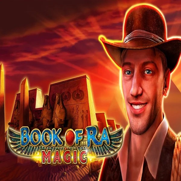 Book of Ra Magic logo by Greentube at Uspin Casino