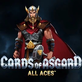 Cards of Asgard All Aces slot visual from Switch Studios available on u-spin.eu