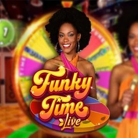 Funky Time game by Evolution – logo hosted on Uspin Casino
