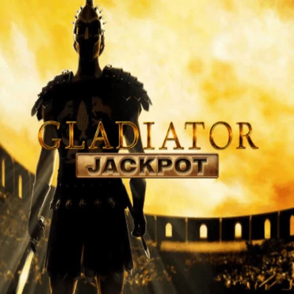 Gladiator Jackpot slot logo by Playtech at Uspin Casino