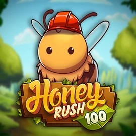 Slots logo of Honey Rush 100 from Play'n GO at Uspin Casino