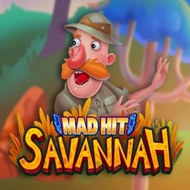Mad Hit Savannah game by RubyPlay – logo hosted on Uspin Casino
