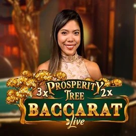 Prosperity Tree Baccarat online game logo by Evolution on u-spin.eu