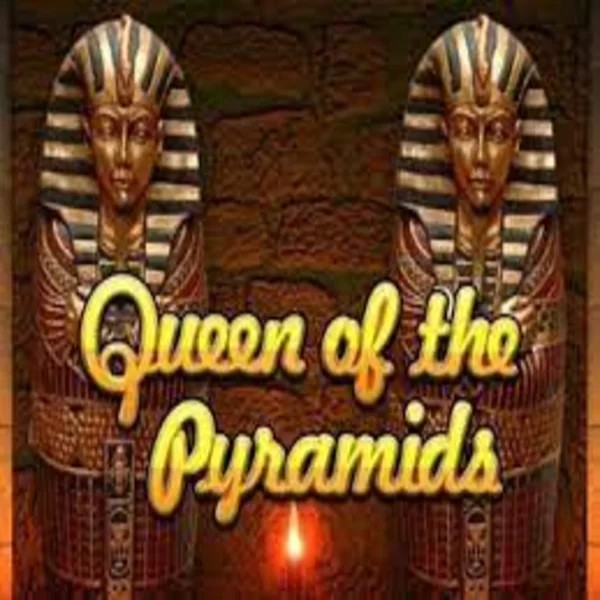 Queen of the Pyramids slot logo by Playtech at Uspin Casino