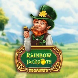 Rainbow Jackpots Megaways game by Red Tiger Gaming – logo hosted on Uspin Casino