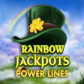 Rainbow Jackpots Power Lines slot icon by Red Tiger Gaming, available at Uspin Casino