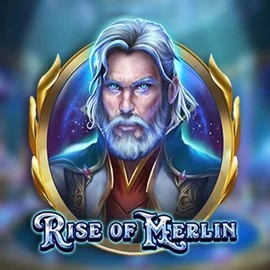 Slots logo of Rise of Merlin from Play'n GO at Uspin Casino