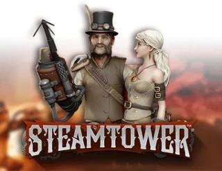 Official Slots logo: Steam Tower Slot by NetEnt at Uspin Casino