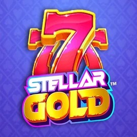 Stellar Gold logo by Snowborn Games at Uspin Casino