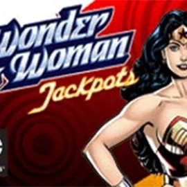 Wonder Woman Jackpots online game logo by Amaya on u-spin.eu